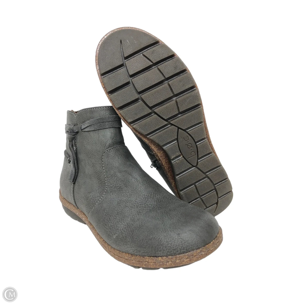 Boots Ankle Flats By Boc In Grey, Size: 7