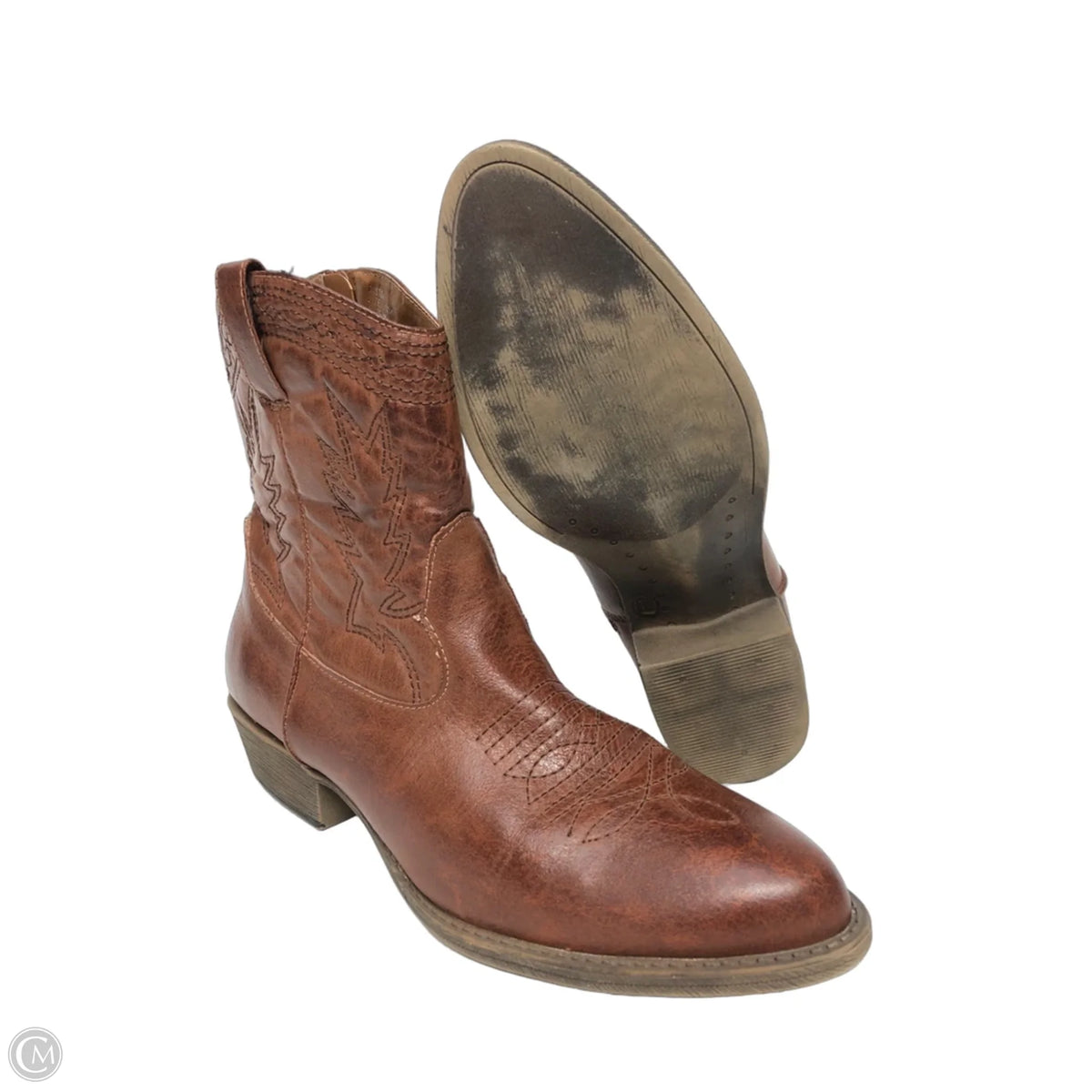Boots Western By Coconuts In Brown, Size: 10