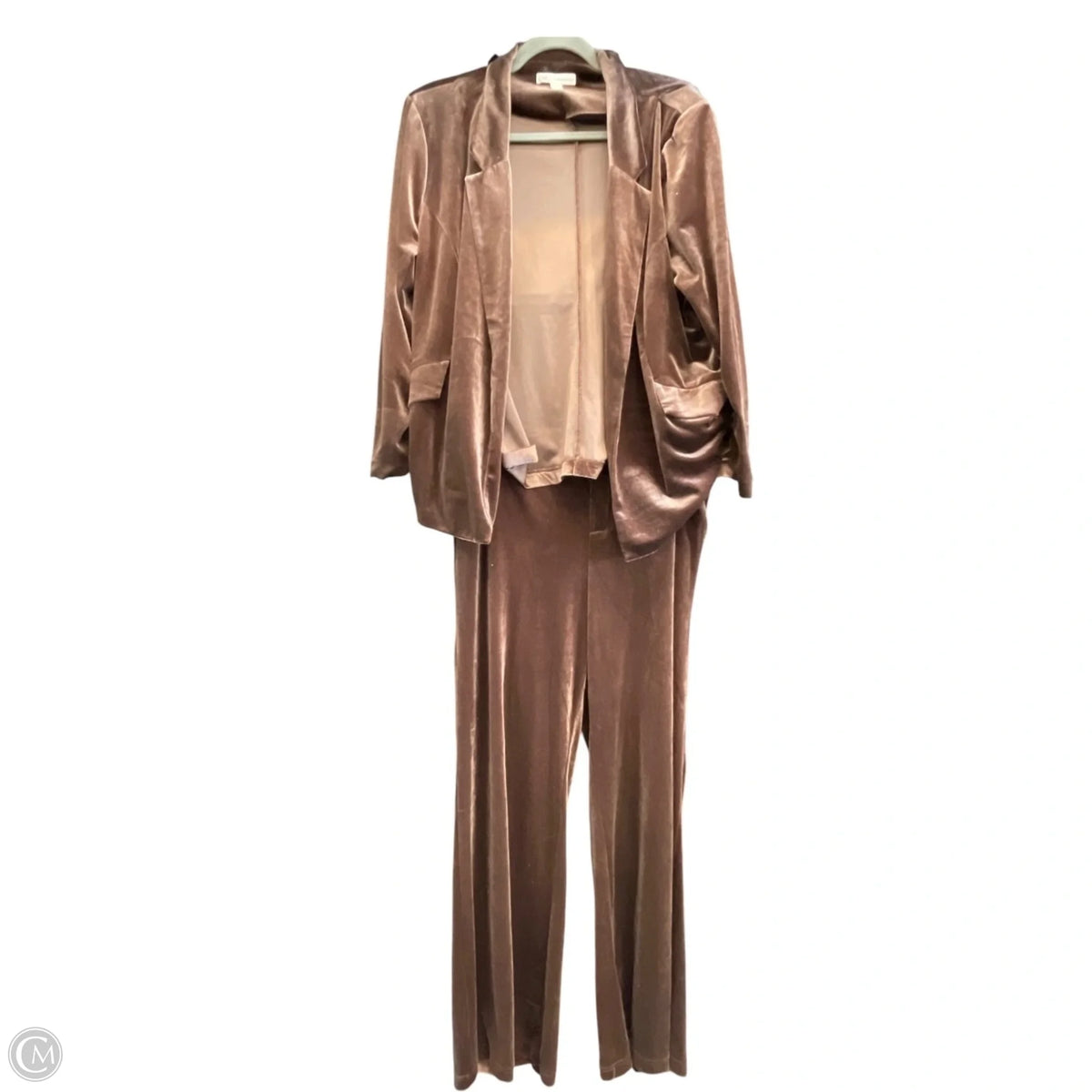 Pants Set 2pc By Cato In Brown, Size: L