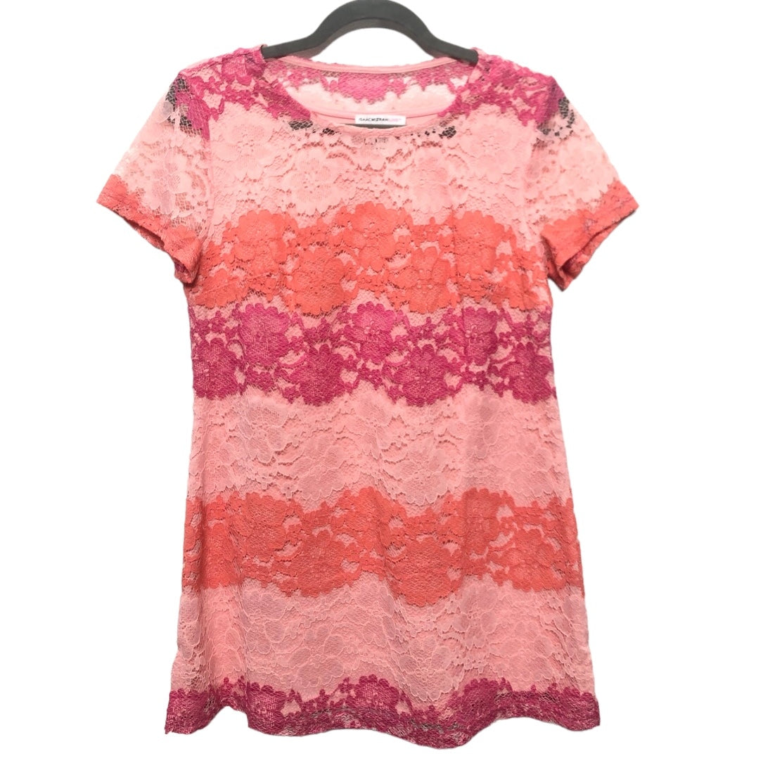 Blouse Short Sleeve By Isaac Mizrahi Live Qvc  Size: Xs