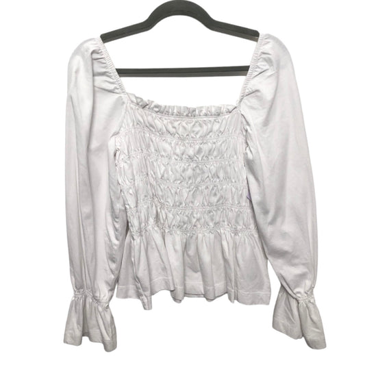 White Blouse Long Sleeve H&m, Size M