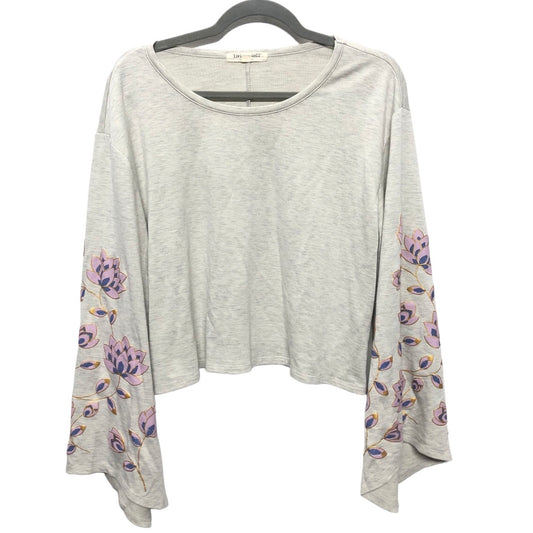 Grey Top Long Sleeve Living Doll, Size M