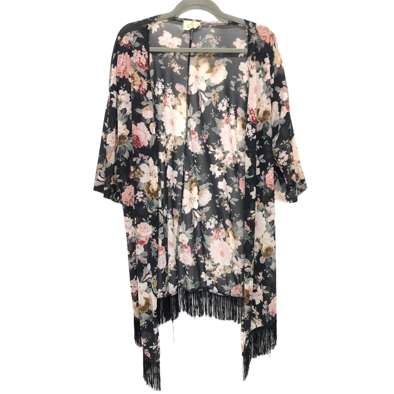 Floral Print Swimwear Cover-up Cme, Size L