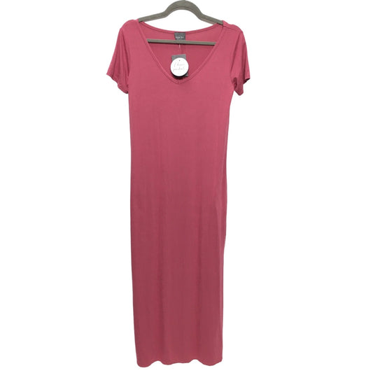 Pink Dress Casual Maxi Clothes Mentor, Size S