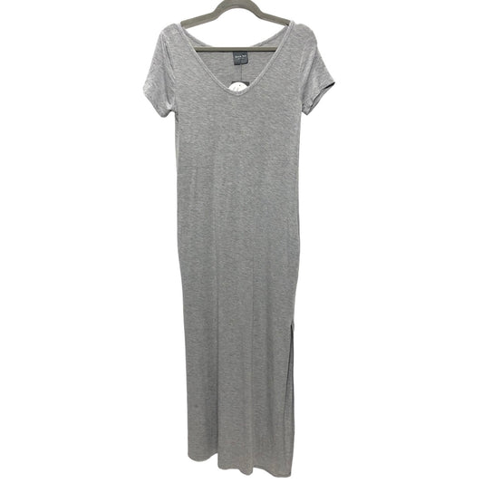 Grey Dress Casual Maxi Clothes Mentor, Size S