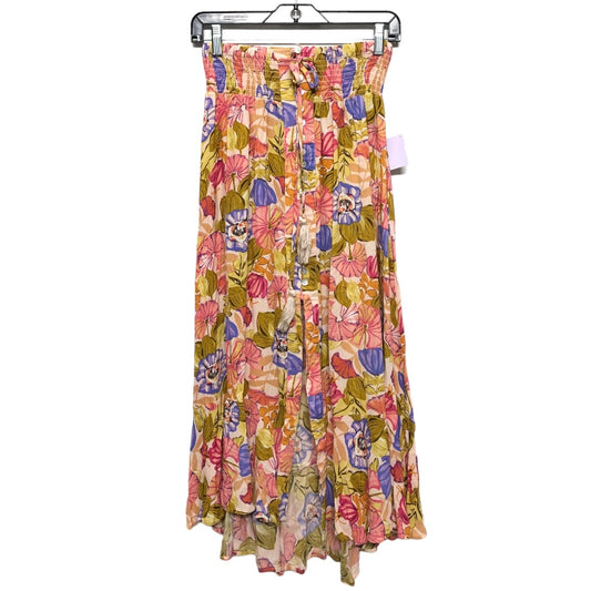 Floral Print Skirt Midi Rachel Zoe, Size S