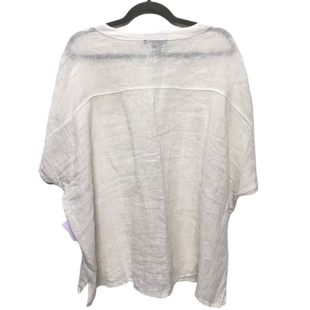 White Top Short Sleeve T Tahari, Size S