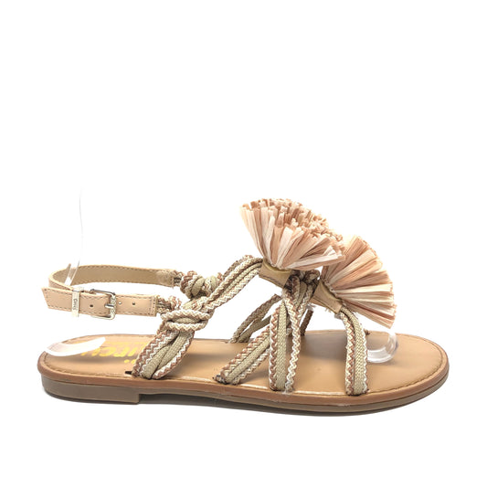 Tan Sandals Flats Circus By Sam Edelman, Size 8.5