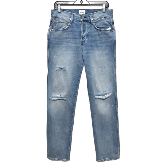 Blue Denim Jeans Straight Hudson, Size 10