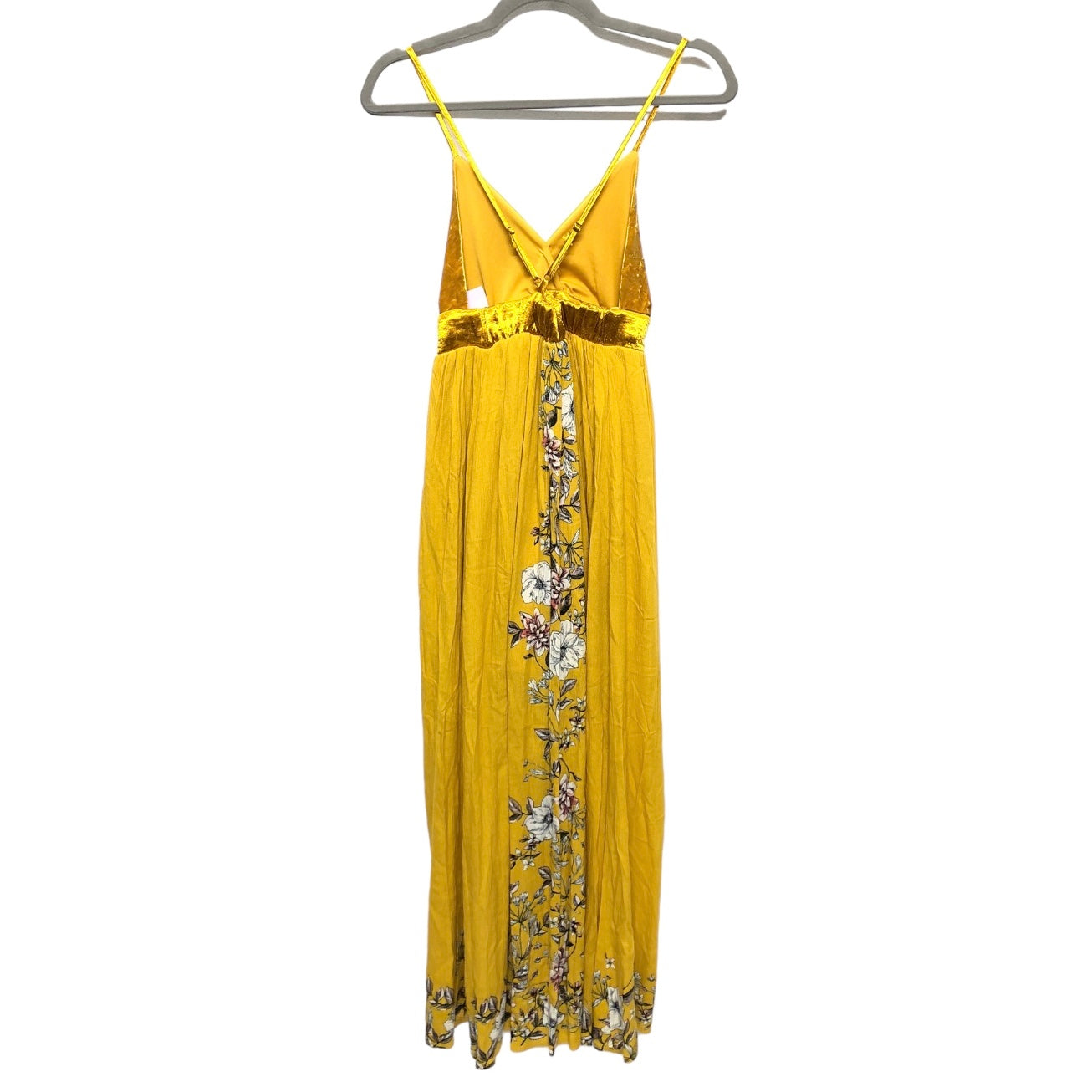 Yellow Dress Casual Maxi Wonderly, Size S