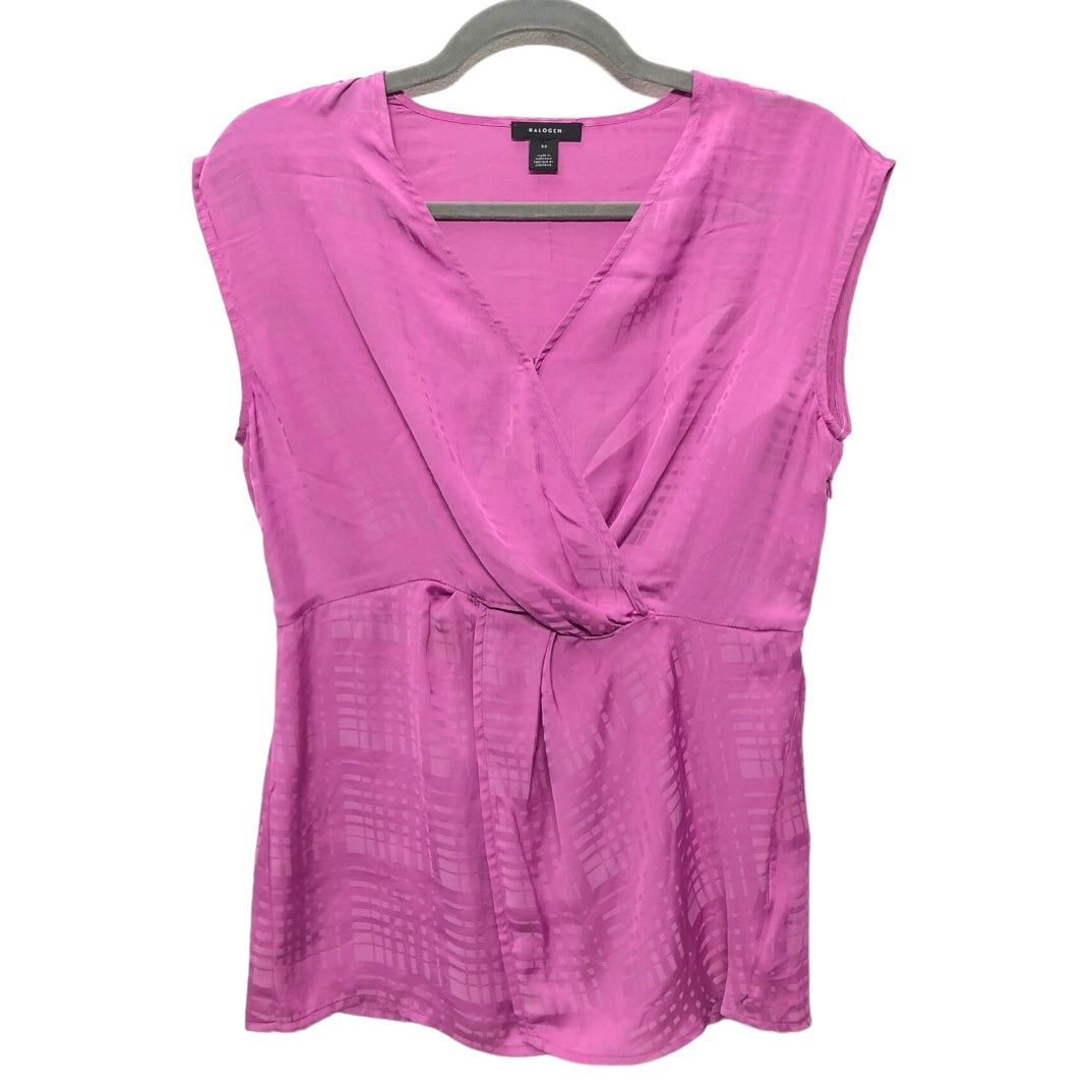 Pink Blouse Sleeveless Halogen, Size Xs