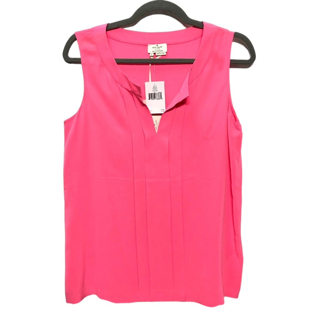 Pink Blouse Sleeveless Kate Spade, Size 6