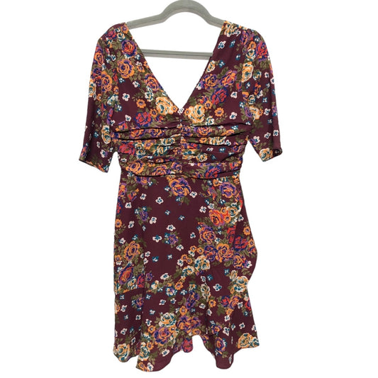 Floral Print Dress Casual Short Wayf, Size S