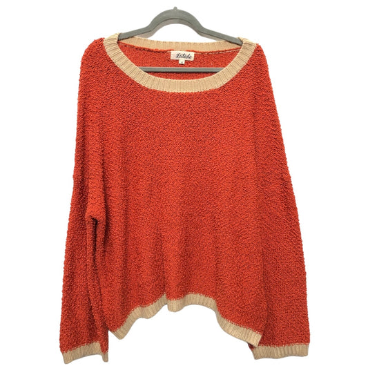 Sweater By Listicle In Orange, Size: L