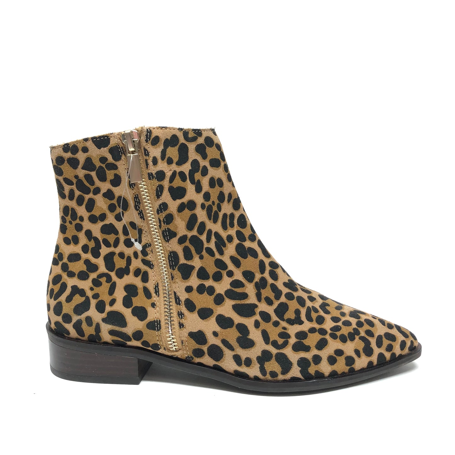 Boots Ankle Flats By Sole Society In Leopard Print, Size: 7.5