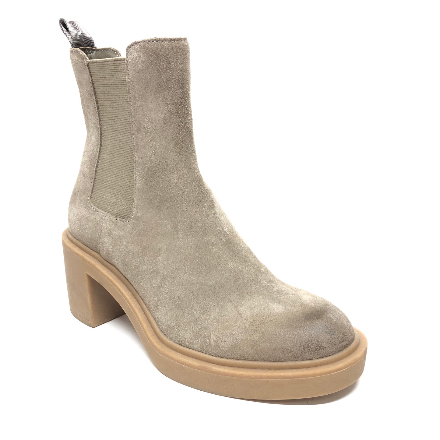 Boots Ankle Heels By Dolce Vita In Taupe, Size: 6.5