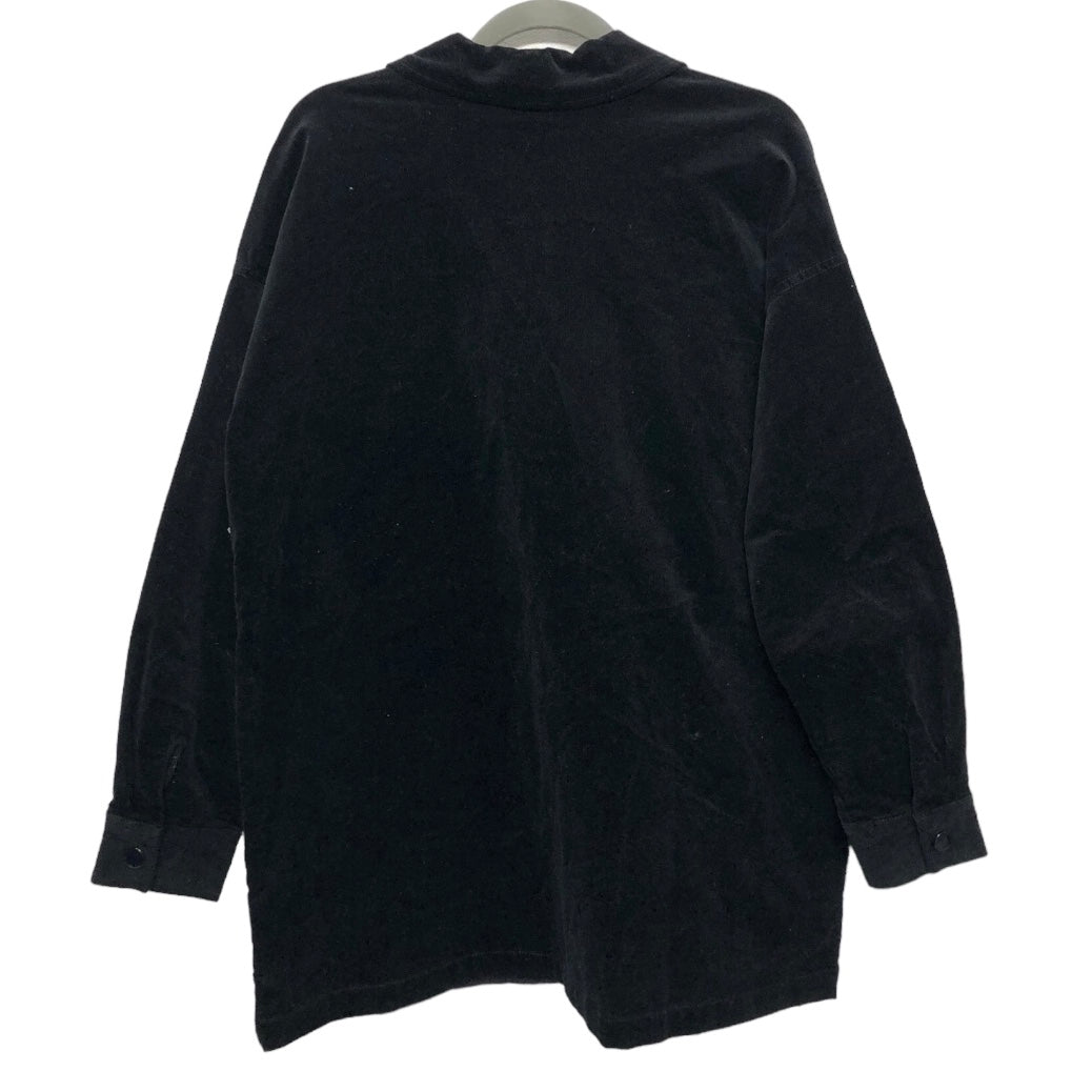 Jacket Shirt By G By Giuliana In Black, Size: L