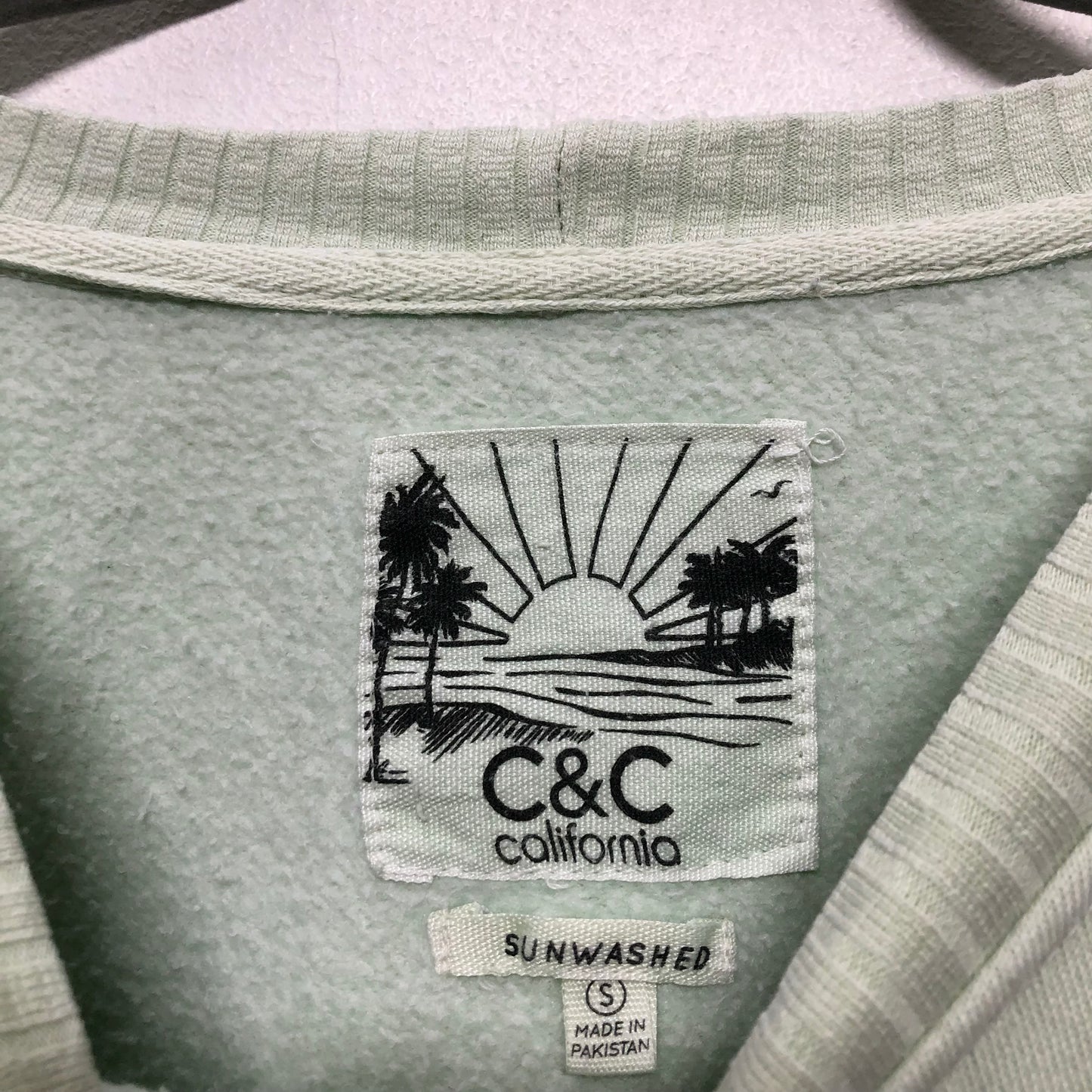 Sweatshirt Crewneck By C And C In Green, Size: S