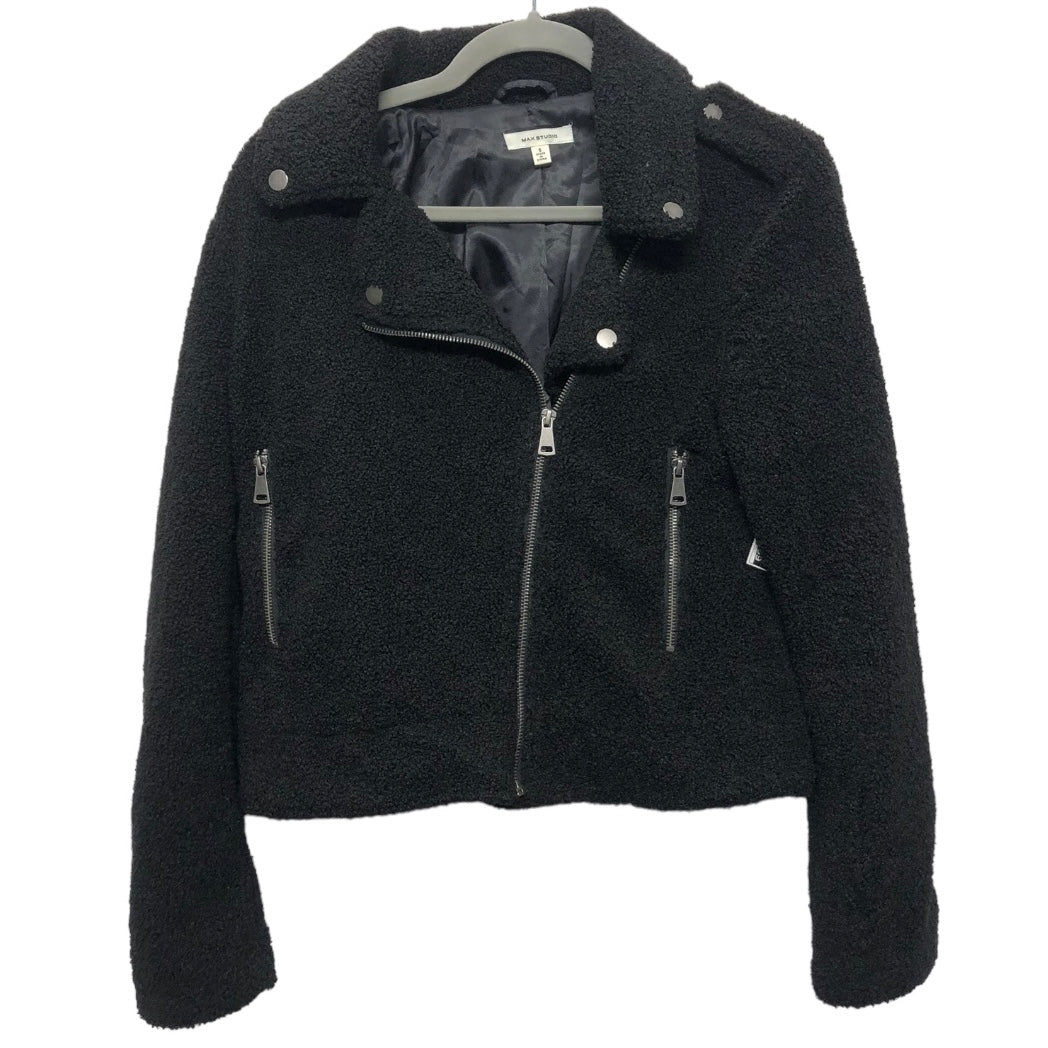 Jacket Moto By Max Studio In Black, Size: S