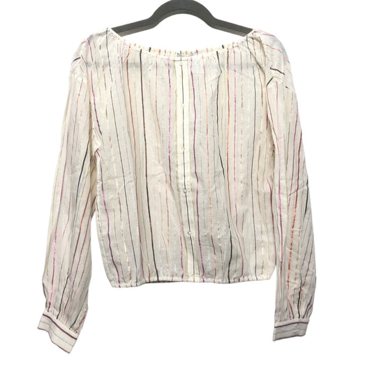 Top Long Sleeve By Joie In Striped Pattern, Size: Xs