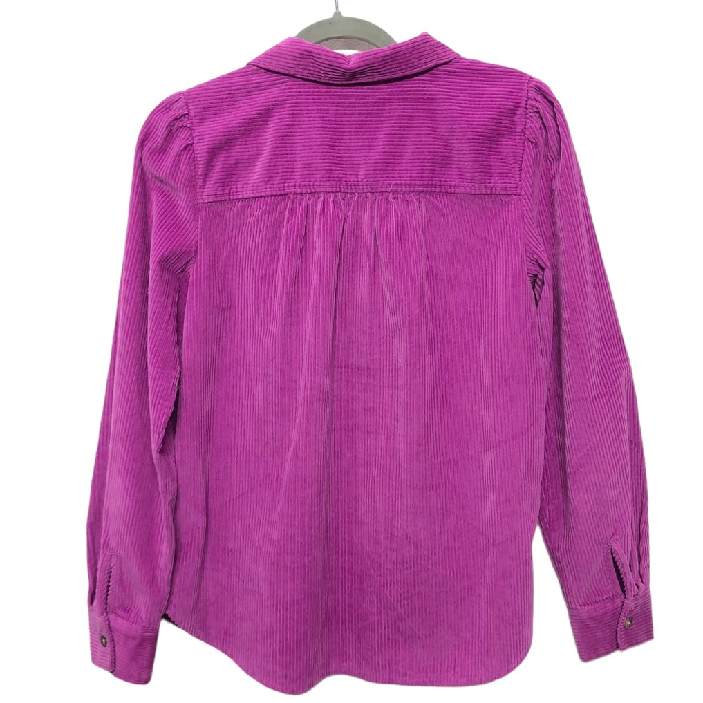 Jacket Shirt By Loft In Pink, Size: S