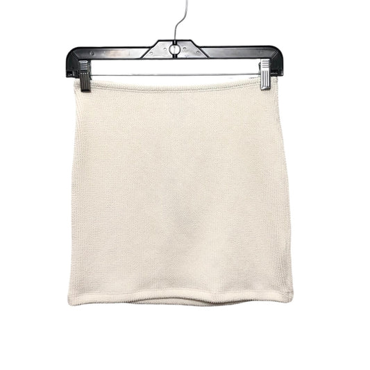 Skirt Mini & Short By Good American In Ivory, Size: Xs