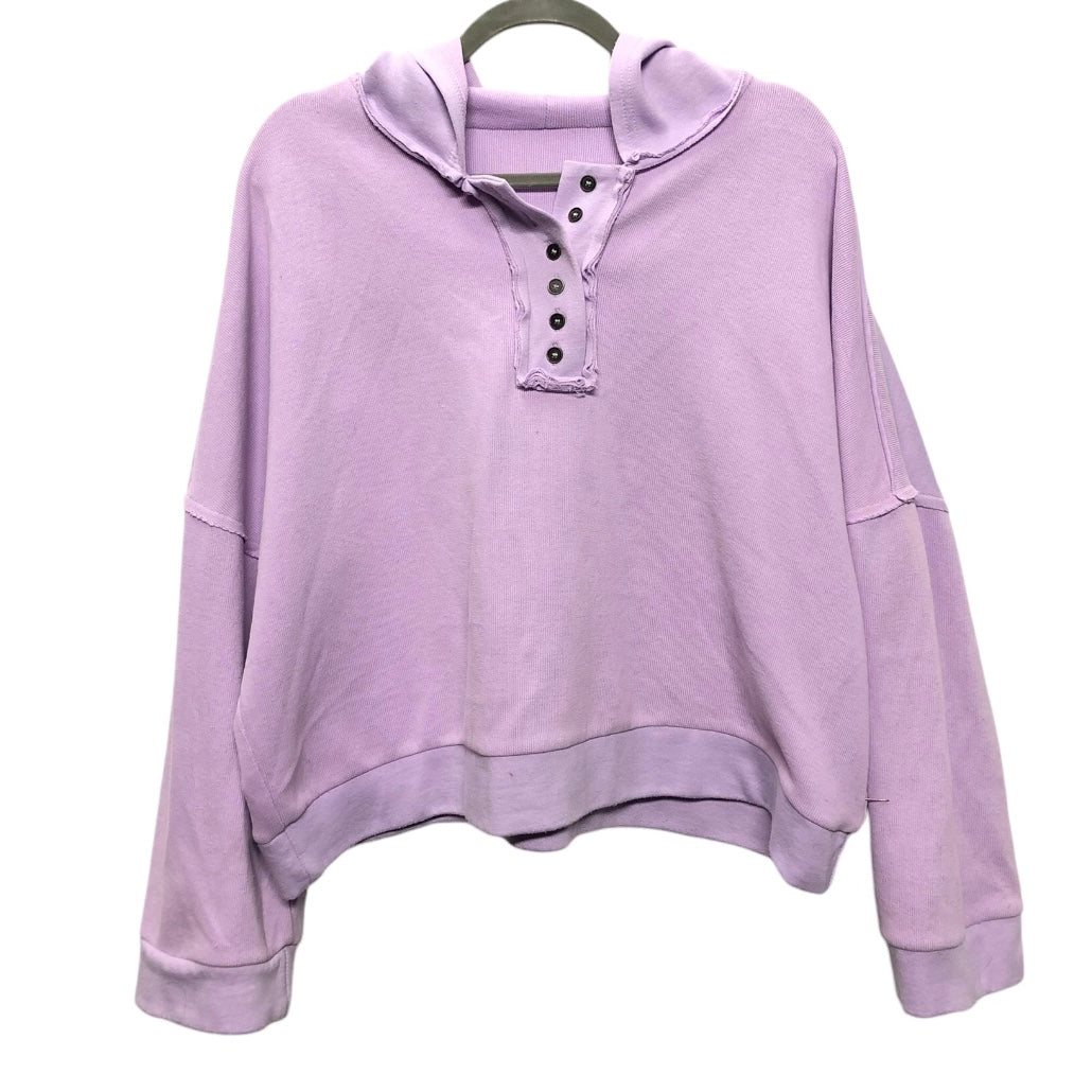 Sweatshirt Hoodie By Clothes Mentor In Pink & Purple, Size: L