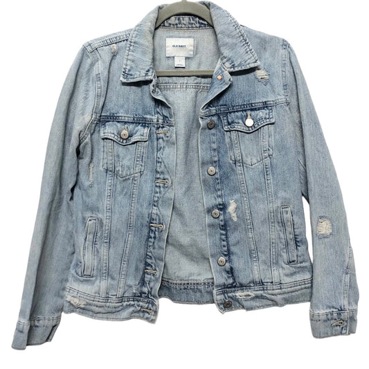 Jacket Denim By Old Navy In Blue Denim, Size: S