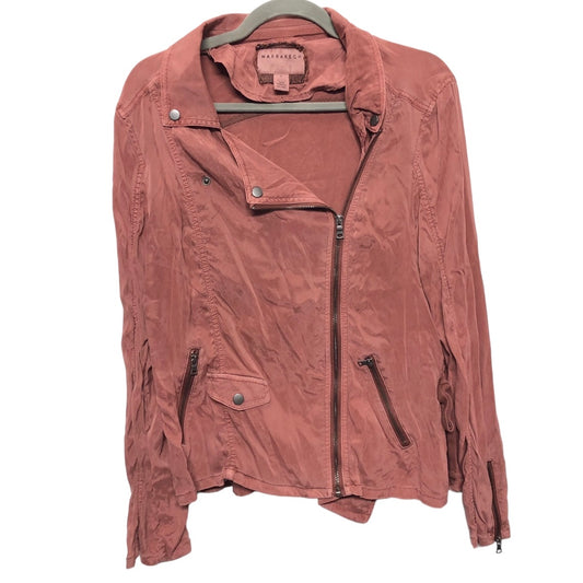 Jacket Moto By Marrakech In Mauve, Size: M