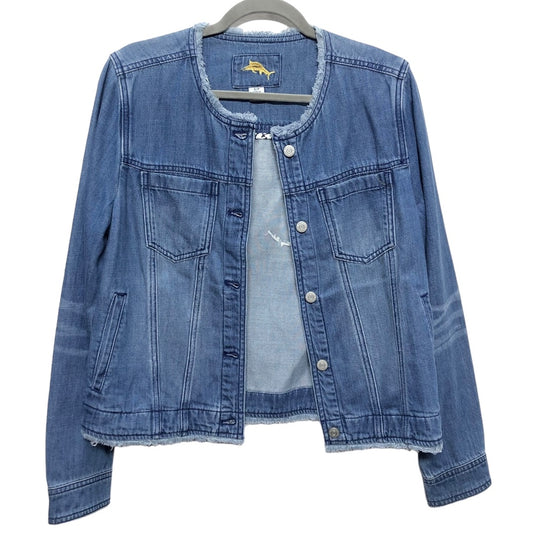 Jacket Denim By Tommy Bahama In Blue Denim, Size: S