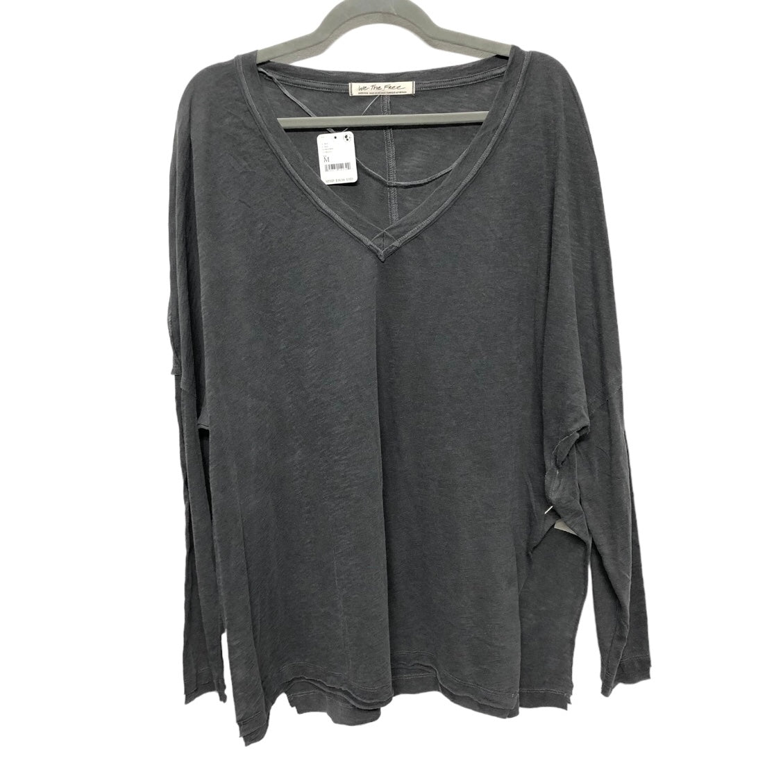 Top Long Sleeve By Free People In Grey, Size: M