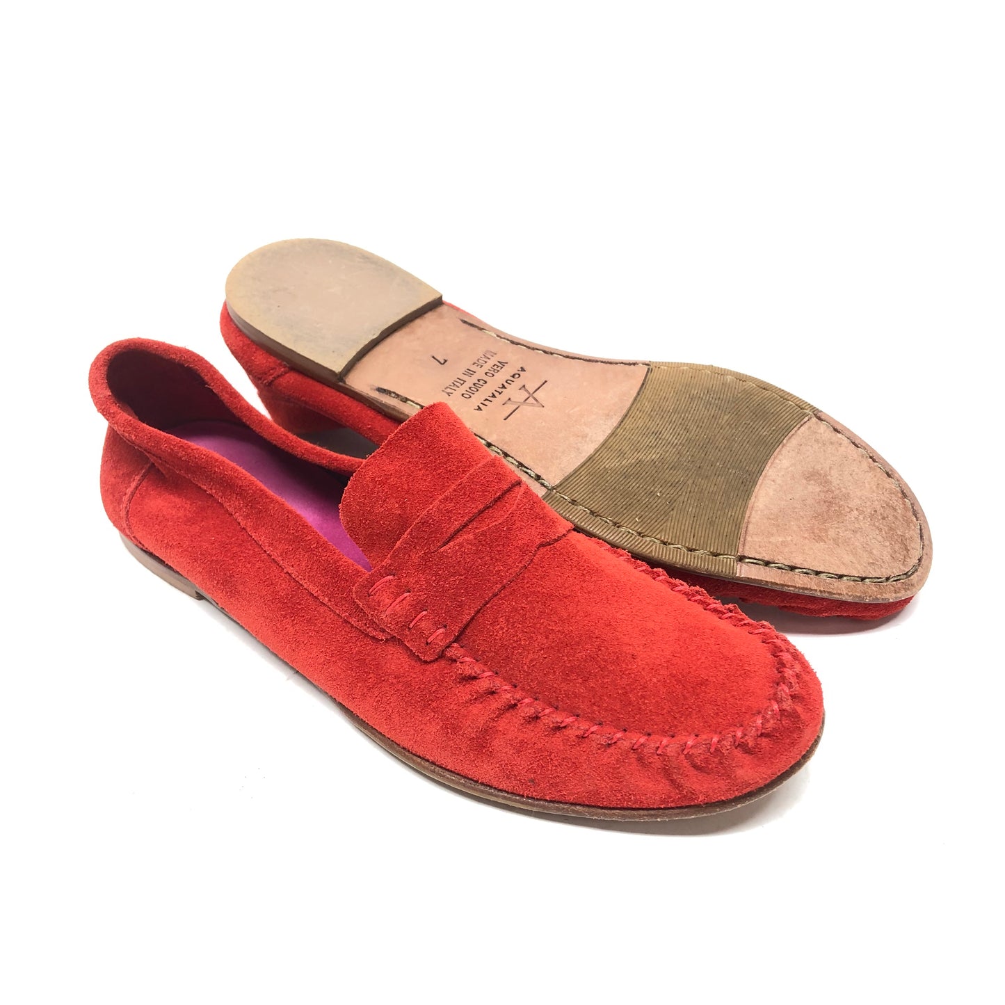 Shoes Flats By Aquatalia In Red, Size: 7