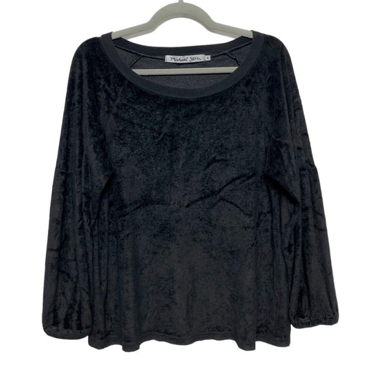 Top Long Sleeve By Michael Stars In Black, Size: M