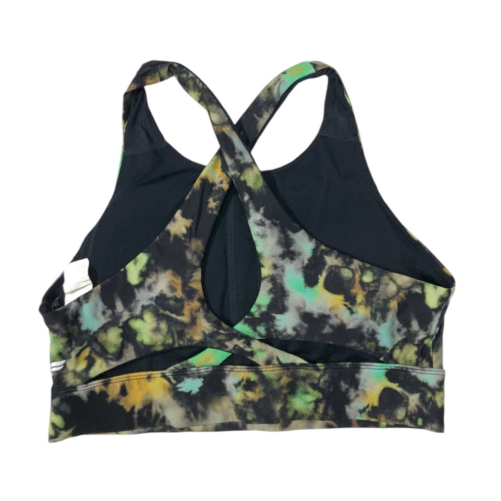 Athletic Bra By Fabletics In Black & Green, Size: M