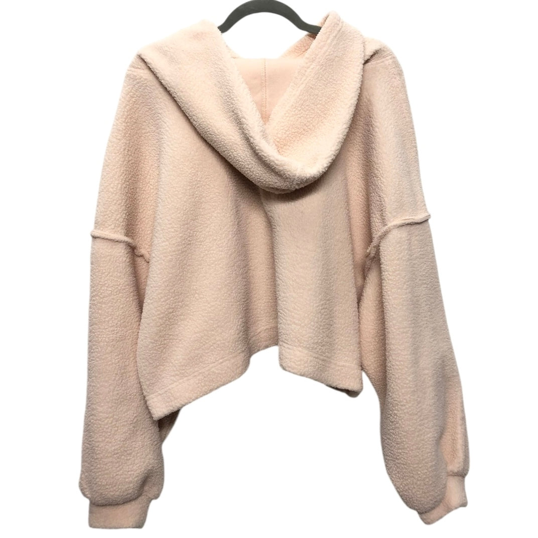 Sweatshirt Hoodie By Double Zero In Beige, Size: L