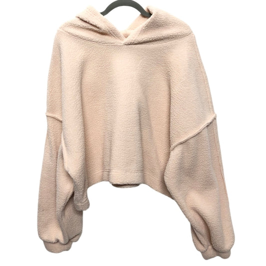 Sweatshirt Hoodie By Double Zero In Beige, Size: L