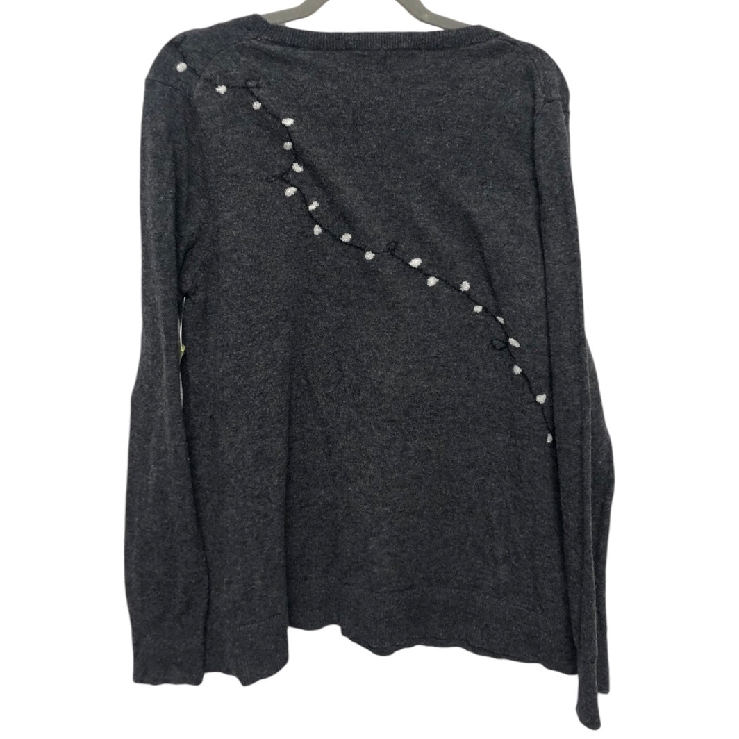 Sweater By Loft In Grey, Size: L