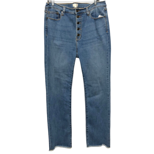 Jeans Straight By Clothes Mentor In Blue Denim, Size: 20