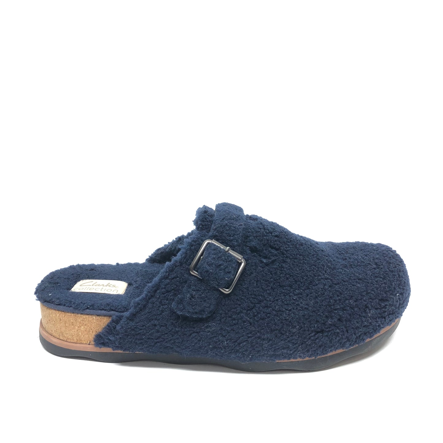 Slippers By Clarks In Navy, Size: 10