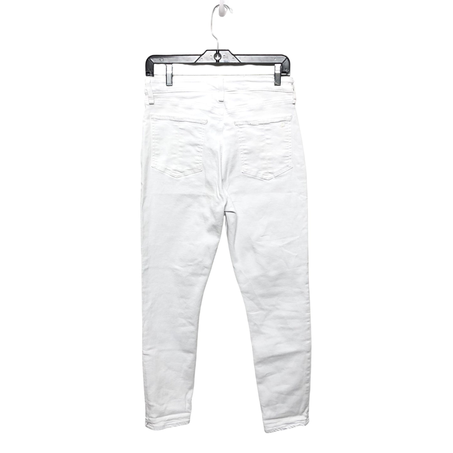 Jeans Skinny By Rag & Bones Jeans In White Denim, Size: 6