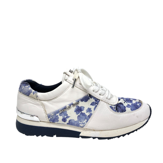 Shoes Sneakers By Michael By Michael Kors In Blue & White, Size: 8