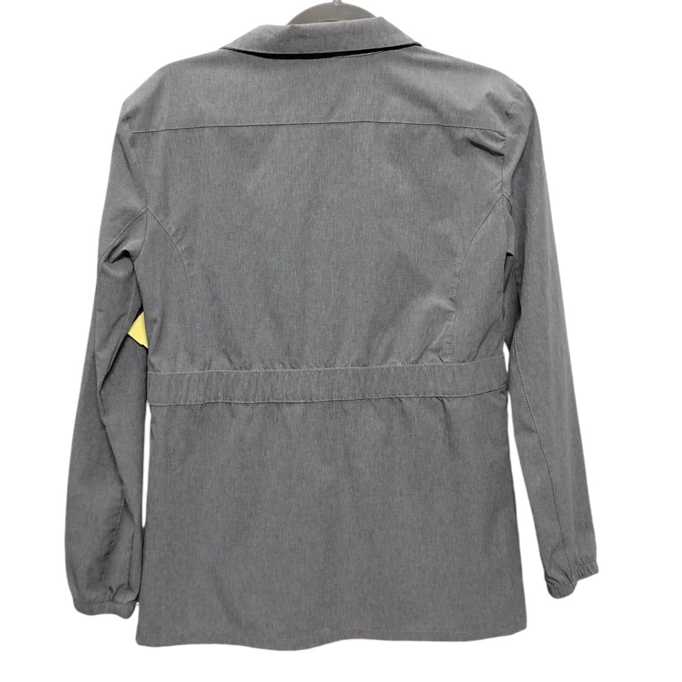 Athletic Jacket By Hang Ten In Grey, Size: Xs