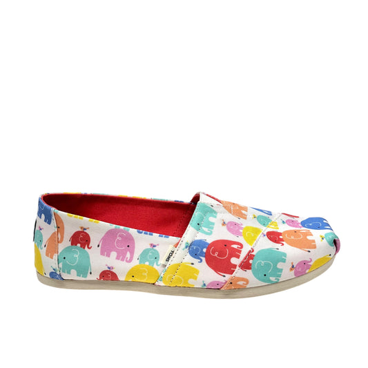 Shoes Flats By Toms In Animal Print, Size: 8.5