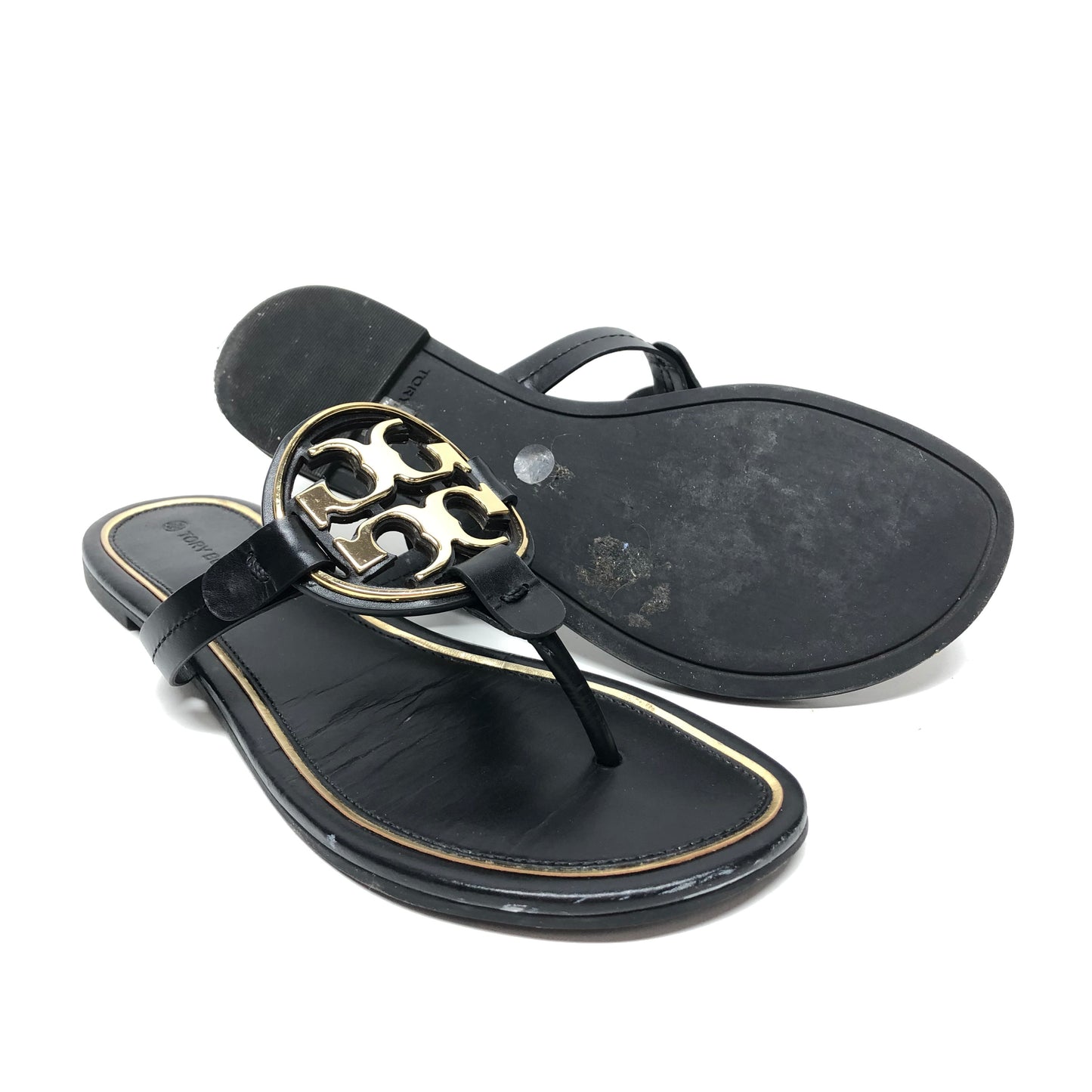 Sandals Designer By Tory Burch In Black, Size: 7