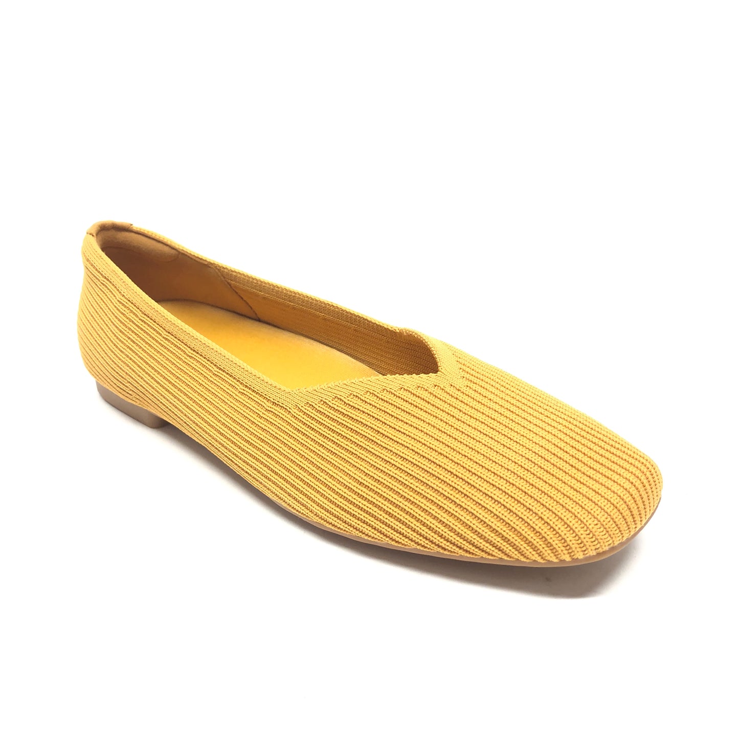 Shoes Flats By Clothes Mentor In Yellow, Size: 8.5