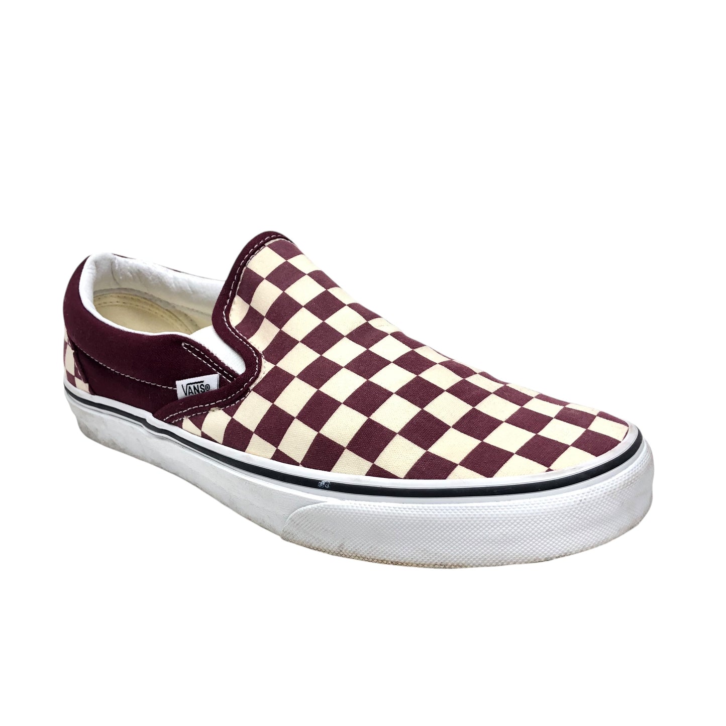 Shoes Sneakers By Vans In Checkered Pattern, Size: 10