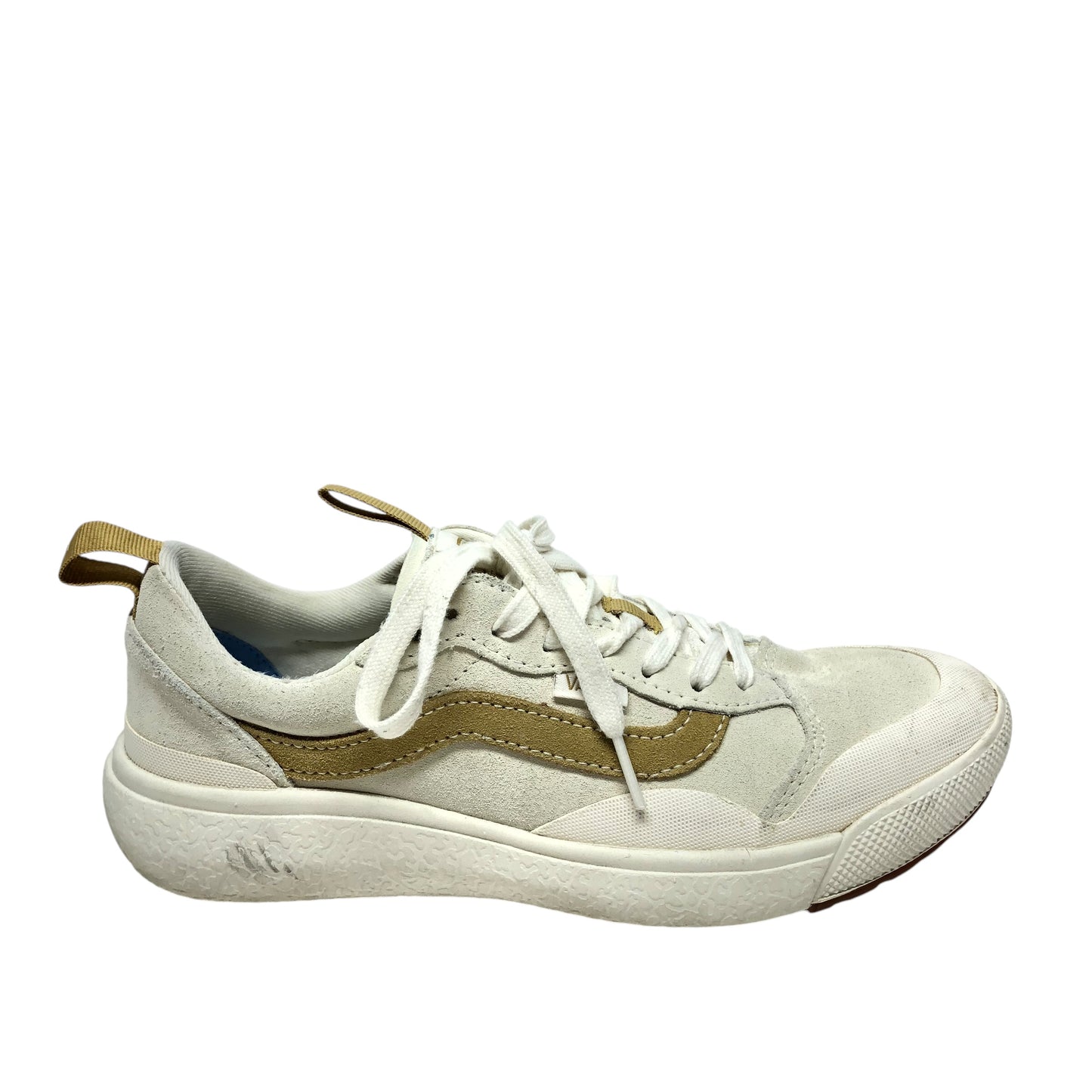 Shoes Athletic By Vans In Beige, Size: 8.5