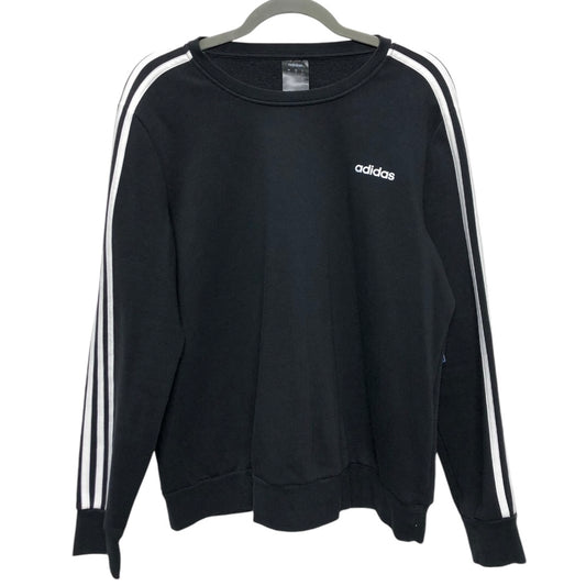 Athletic Sweatshirt Crewneck By Adidas In Black, Size: Xl