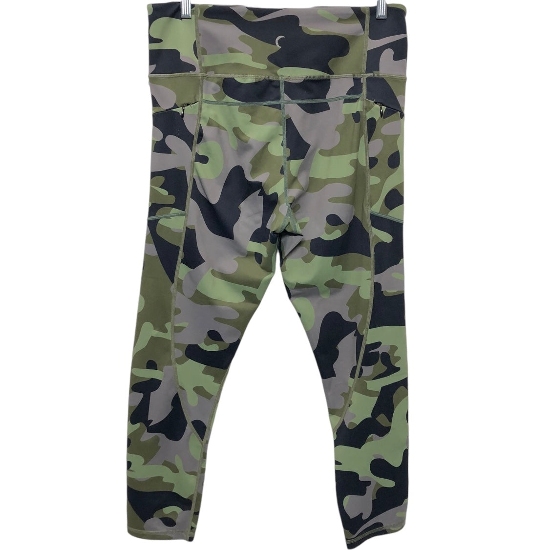 Athletic Leggings By Zyia In Camouflage Print, Size: 14