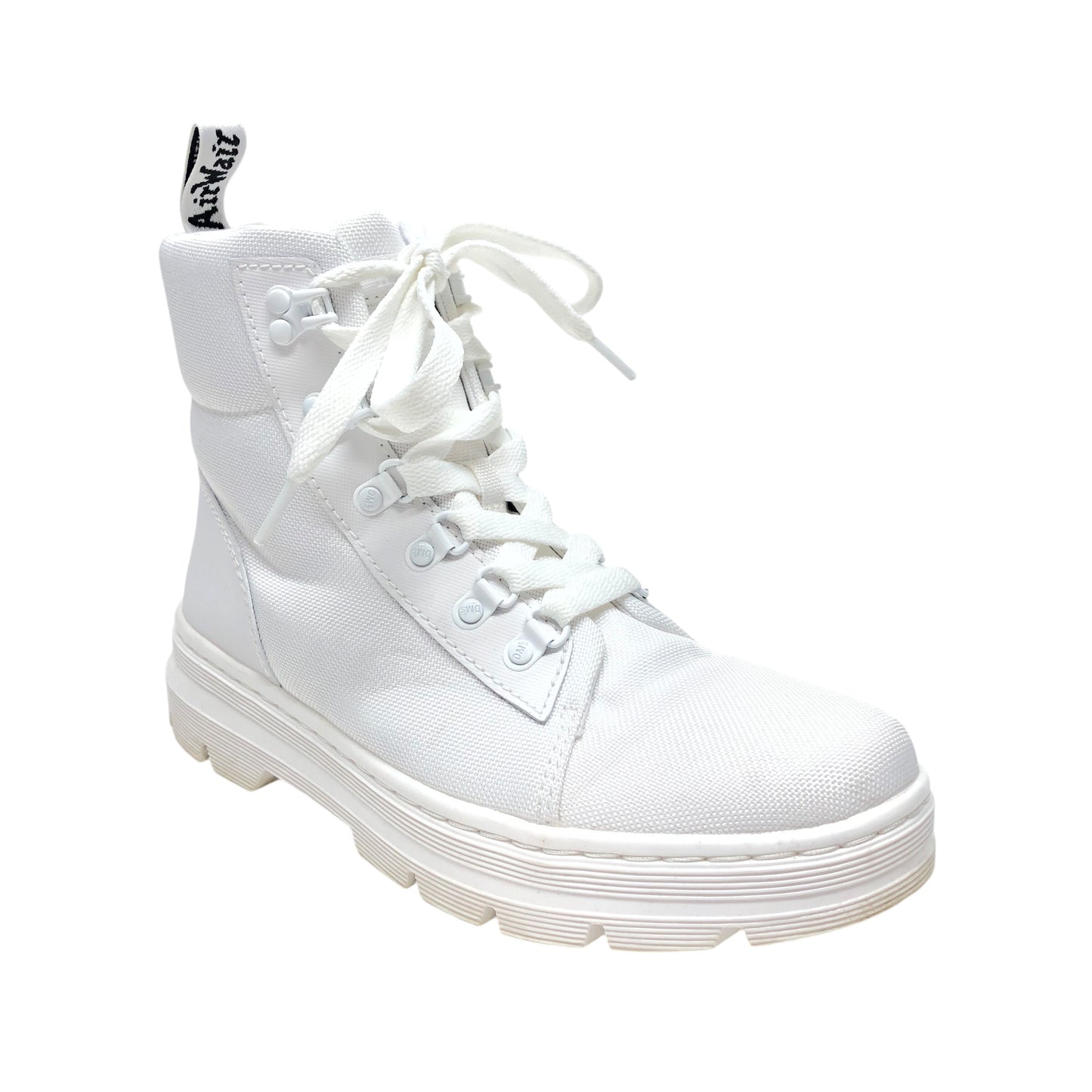 Boots Combat By Dr Martens In White, Size: 9